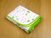 "Green Stationery" Soft and Smooth Mulmul Blanket