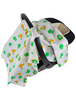 "Green Monsters" Carry Cot CANOPY / Car Seat COVER