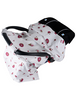 "Pink Food" Carry Cot CANOPY / Car Seat COVER