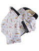 "Purple Unicorn" Carry Cot CANOPY / Car Seat COVER -